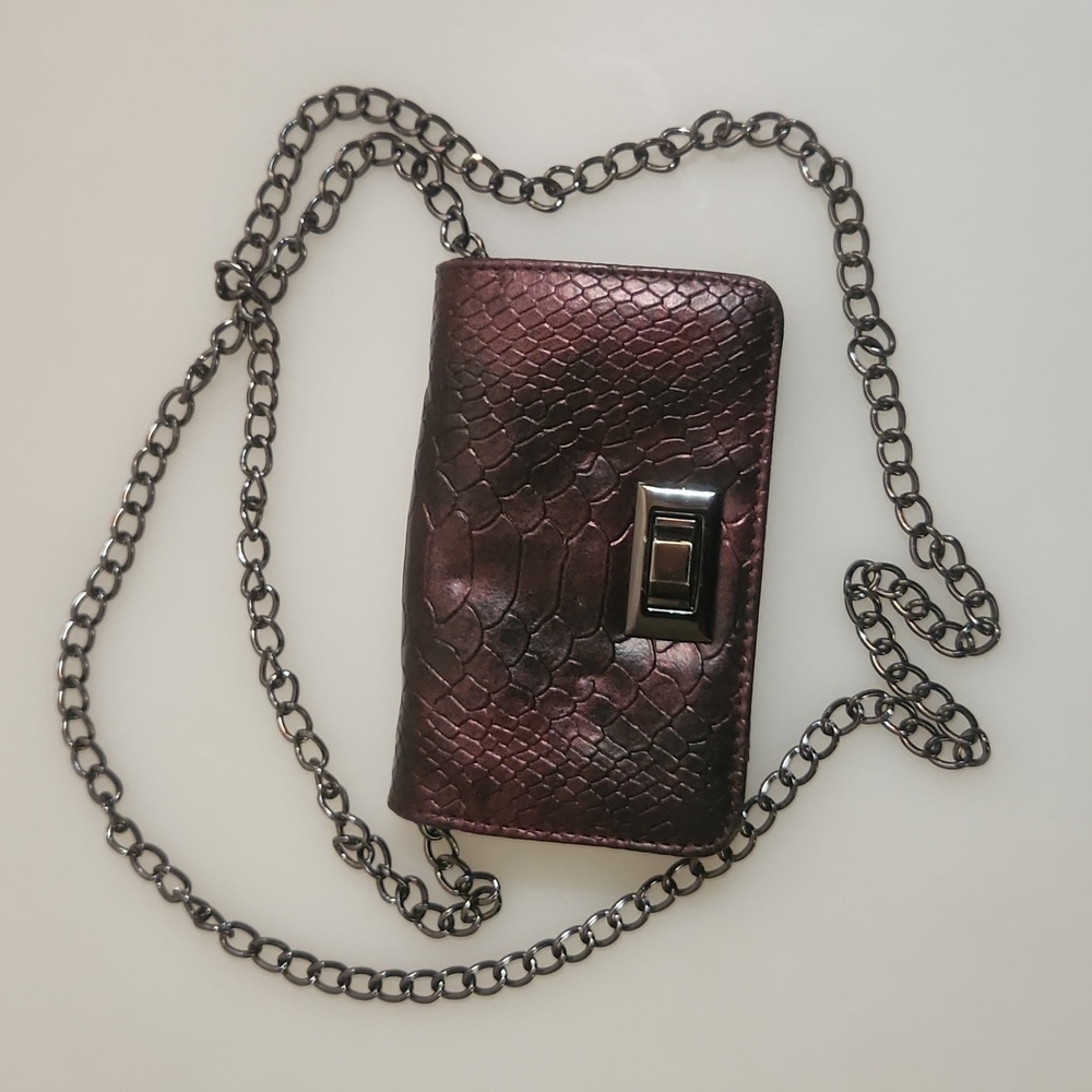 Target Faux Snake Leather Wallet Purse